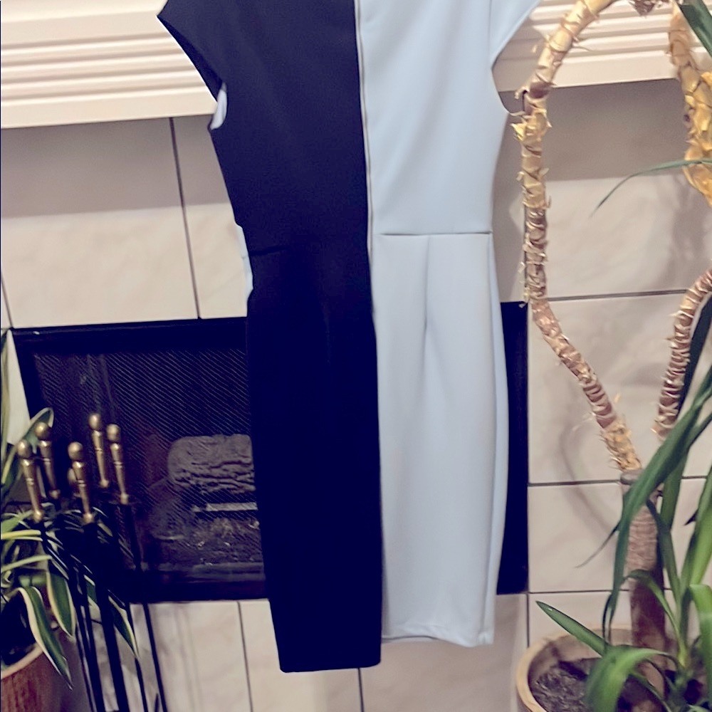 Colorblock Sheath Dress - Picture 4 of 4